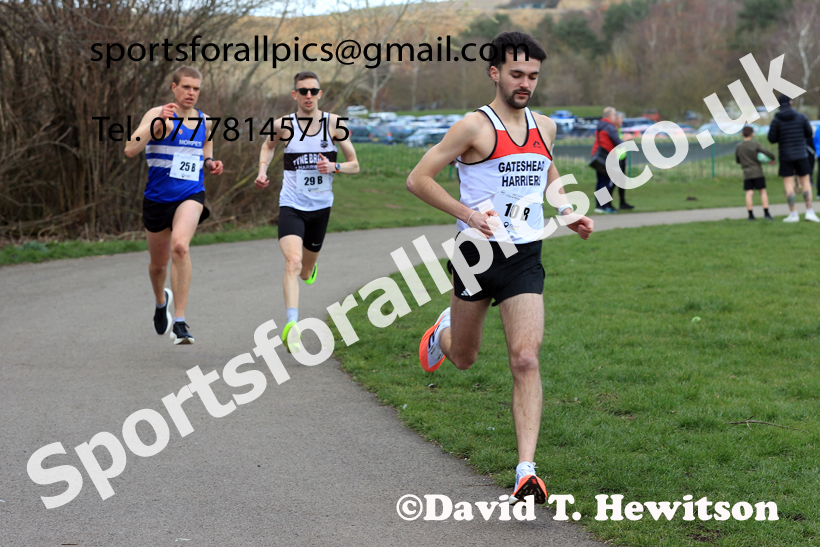 Senior Mens 2026 NECAA Royal Signals Road Relays, Hetton Lyons Country Park, Hetton le Hole. Photo: David T. Hewitson/Sports for All Pics